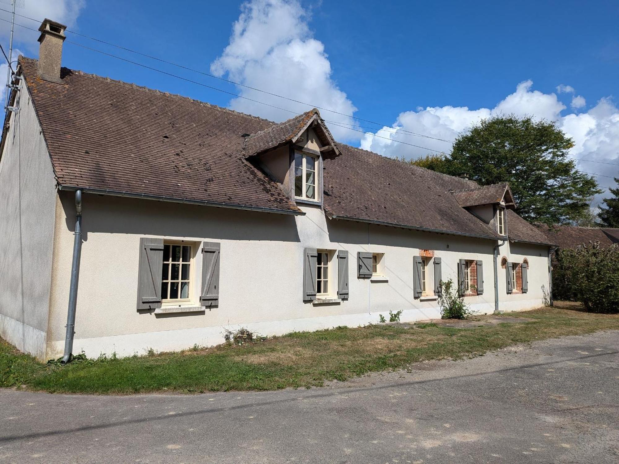 Ferme Renovee En Sologne Avec Cheminee, Fibre Et Jardin, Proche De Gien Et Sancerre - Fr-1-590-81 Villa Coullons Exterior foto
