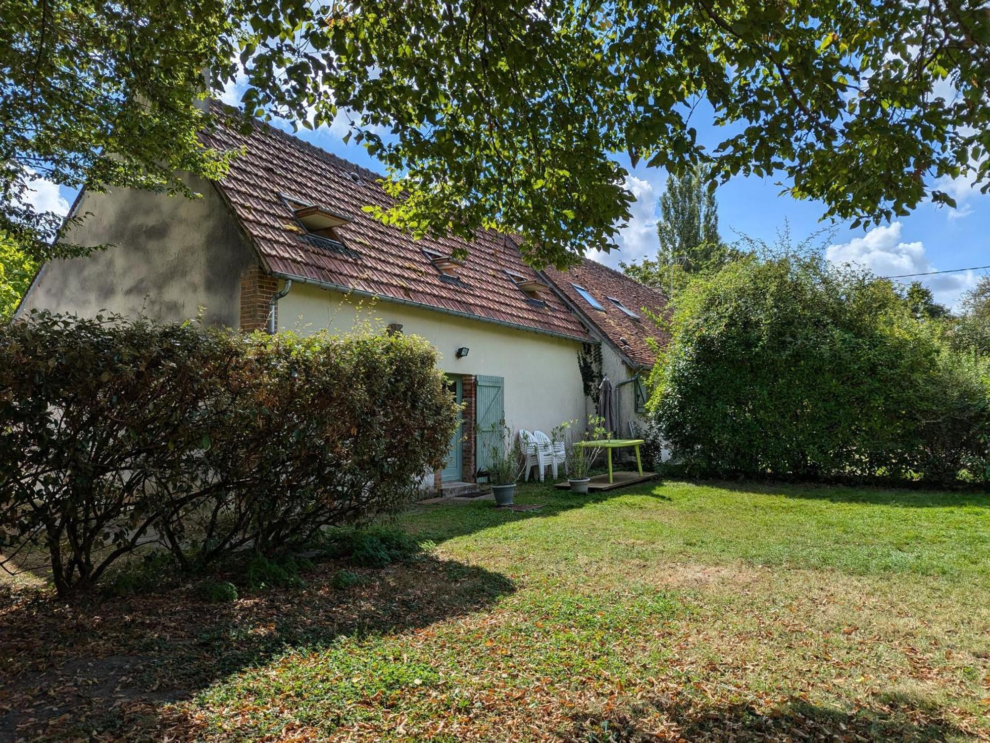 Ferme Renovee En Sologne Avec Cheminee, Fibre Et Jardin, Proche De Gien Et Sancerre - Fr-1-590-81 Villa Coullons Exterior foto